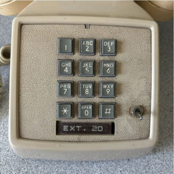 Starplus Vintage Beige Pushbutton Telephone *Works* - Picture 2 of 7